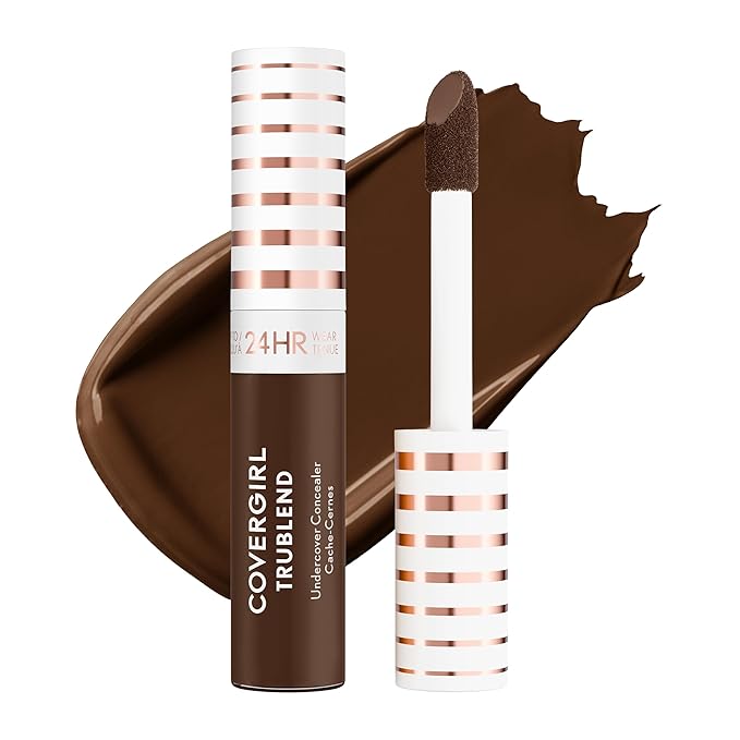 COVERGIRL TruBlend Undercover Concealer, Buildable, Full Coverage, 24-Hour Wear, Matte Finish - D900 Expresso (Packaging May Vary)