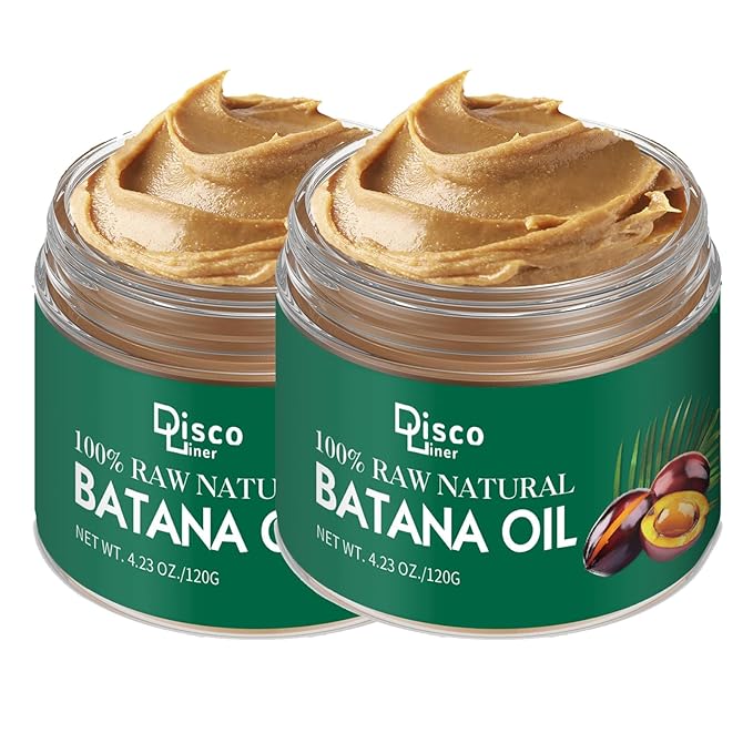 Batana Oil for Hair Growth, 100% Raw Natural from Honduras, Hair Growth Oil for Thicker, Longer Hair, Scalp, Dryness Dandruff, Eyelashes, Beard, Skin