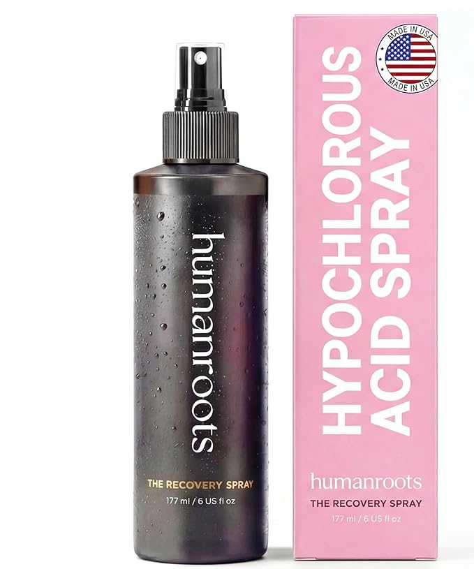 Hypochlorous Acid Spray for Face – Face Mist Toner with Electrolyzed Water (6oz), Lightweight Hydrating Recovery Spray for All Skin Types – Non-Comedogenic Formula, No Added Fragrances