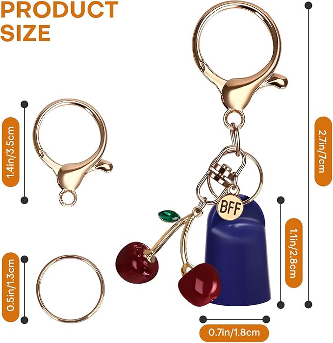 2 Pcs Keychain Holder for Aquaphor Lip Repair- Polypropylene Cap Accessory - Fit Lip Balm Keychain