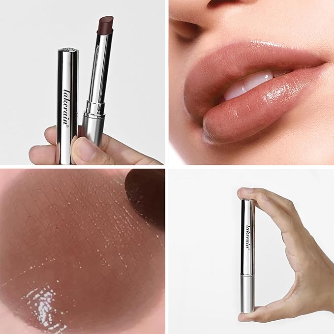 Honey Lipstick Tinted Lip balm, Hydrating Nourishing Sheer Formula Lipstick, Natural Glossy Finish (1 PC BLACK)