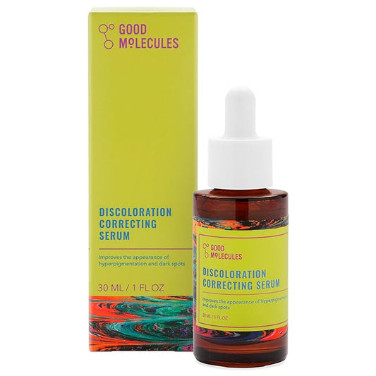 Good Molecules Discoloration Correcting Serum - Tranexamic Acid and Niacinamide Serum to Target Dark Spots and Hyperpigmentation - Skin Care for Face