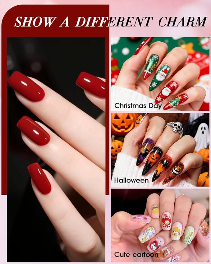 EarTycoon 12 Colors Nail Art Pens Set, Fine Tip 0.5mm, Portable Nail Art Tools for Home Salon, for Beginners and Veterans, DIY Decoration for Adult, for Christmas Gifts(12pcs)