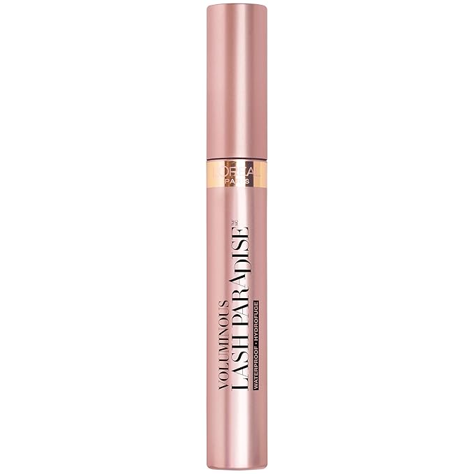 L'Oreal Paris Voluminous Lash Paradise Waterproof Mascara, Volumizing, Lengthening and Thickening Eye Makeup For Fuller-Looking Lashes, Black, 0.25 Fl Oz