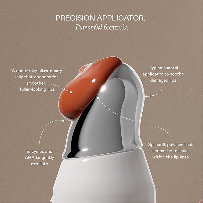 EADEM Le Chouchou Lip Softening Balm, Lip Gloss for Women, Lip Plumper & Lip Mask, Overnight Hydrating & Moisturizing Luxury Lip Balm, 0.5 oz, Burnt Malai