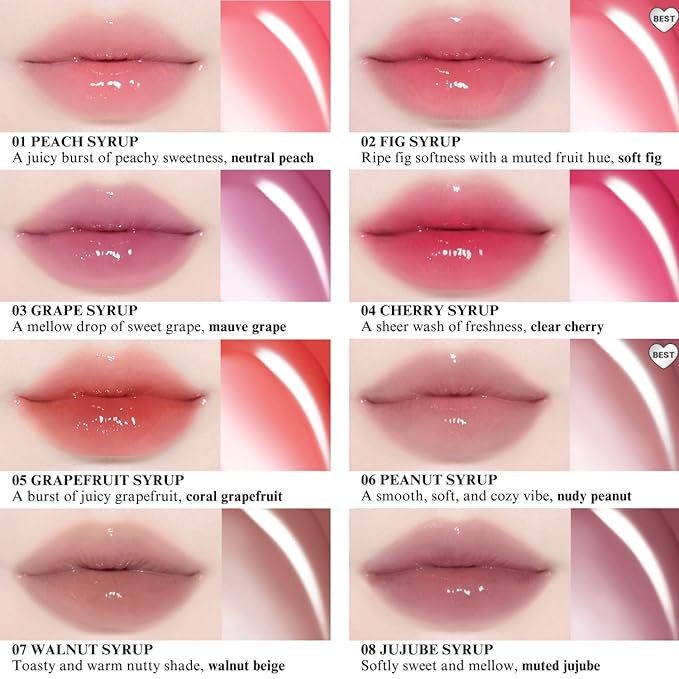 BBIA Over Glaze Lip Gloss - Plumping & Volumizing Glossy Lip Tint with High-Glow Glassy Shine Finish, Naturally Moisturizing, Non-Sticky, Lightweight, Vegan, Korean Makeup (05 GRAPEFRUIT SYRUP)