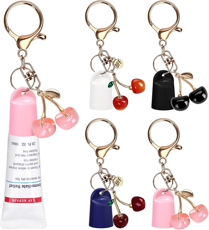 2 Pcs Keychain Holder for Aquaphor Lip Repair- Polypropylene Cap Accessory - Fit Lip Balm Keychain