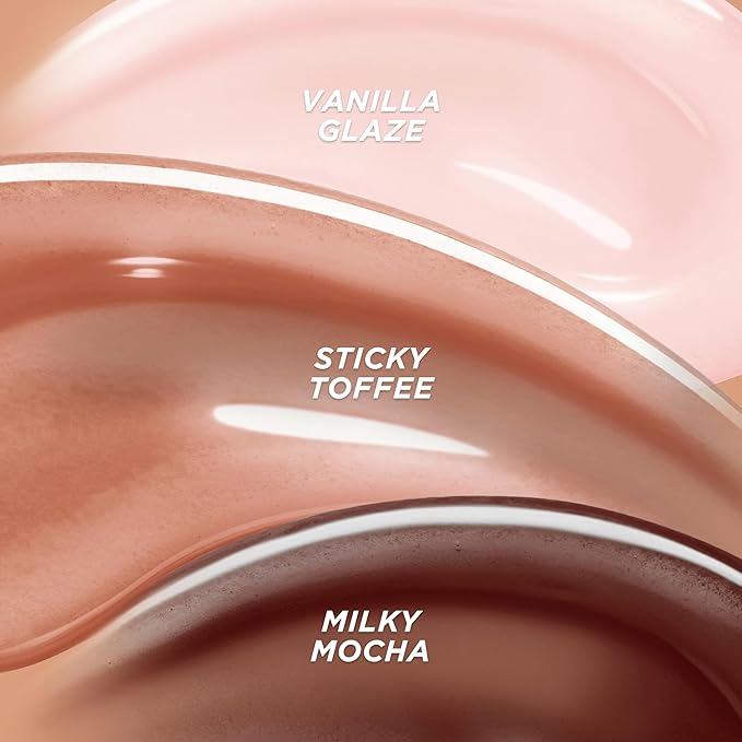 Gisou Honey Infused Hydrating Lip Oil, Nourishing Lip Moisturizer for Dry Lips (Milky Mocha)