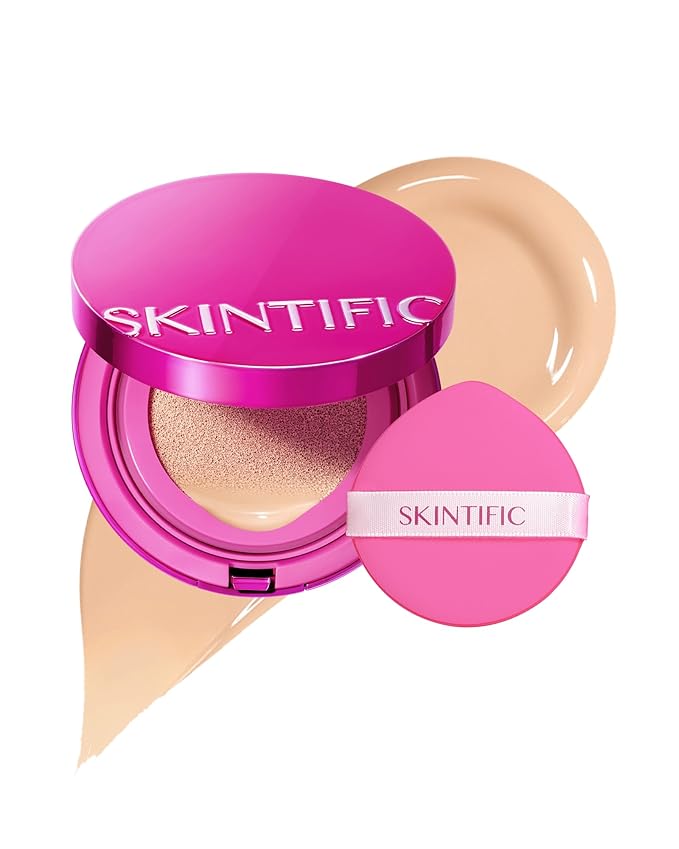 Cover Glow Perfect Cushion Foundation, Healthy-glow Finish, Natural Coverage, Moisturizing, Lightweight, Milk Touch Cushion,Winter Foundation，SPF 50 PA+++(#01 Vanil)