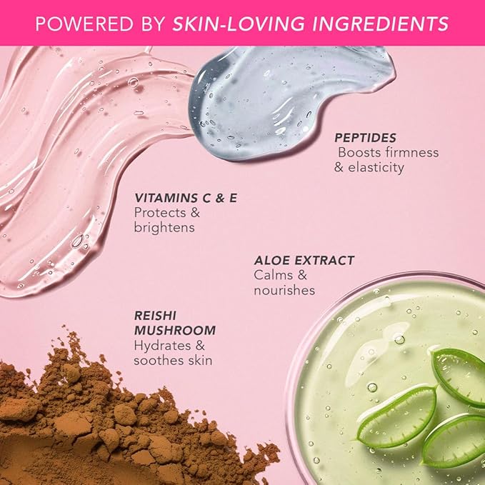 Doll 10 Peptide Bounce Balm Foundation™ – Hydrating, Age-Defying Foundation for Older Women, All Skin Types – Vegan, Clean, Natural, Medium Buildable Coverage, Blurs Fine Lines - [Fair]