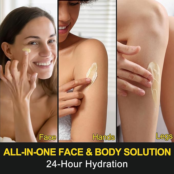 Beef Tallow for skin, Beef Tallow, Hydrating Tallow Balm with Raw Honey and Beeswax, Grass-Fed Beef Tallow & Raw Wild Honey Blend, Body & Face Moisturizer, Natural Formula