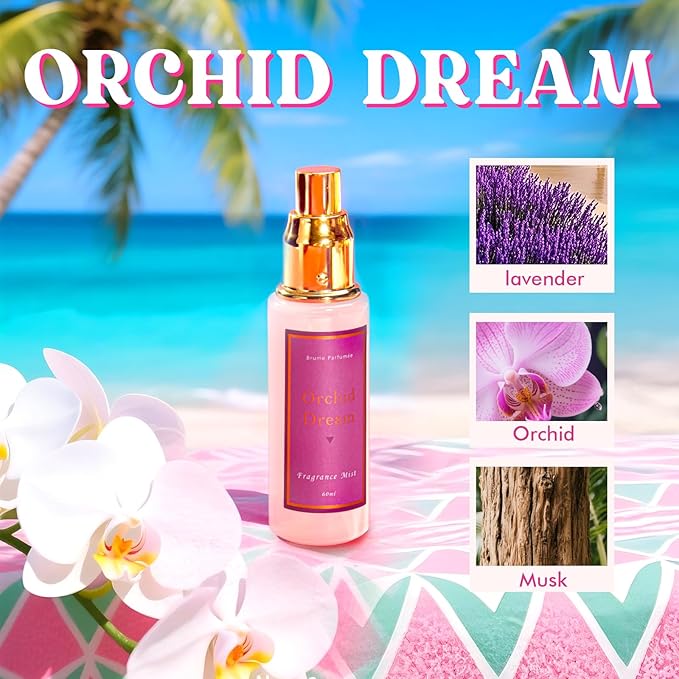 Azulfra Body Spray for Women, Travel Size, Fragrance Gift Set, 3 Pack，Each 2 Fl.oz