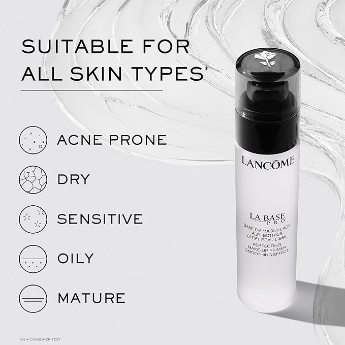 Lancôme La Base Pro Perfecting Oil-Free Makeup Primer | Smoothing Face Primer for All Skin Types | Creates a Flawless, Matte Canvas for Long-Lasting Makeup Application | 0.8 Fl Oz