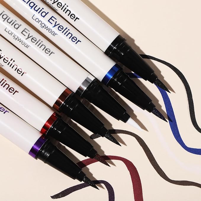 UCANBE Black Mascara and Liquid Eyeliner Set, Waterproof Colored Eye Makeup Duo - Enhance Your Gaze with Natural Lasting Lift & Curl for Lashes and Pigmented Smudge-Proof Eye Liner