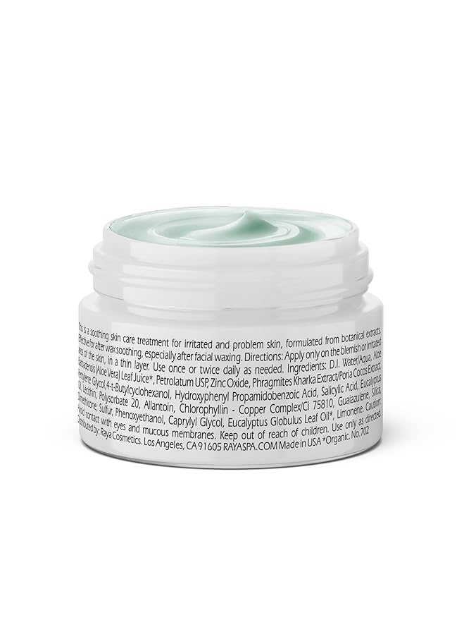 Raya Bio-Soothing Cream (702) | Soothing Facial Spot Remedy for Skin | Whiteheads | Great As An After-Waxing Care Solution