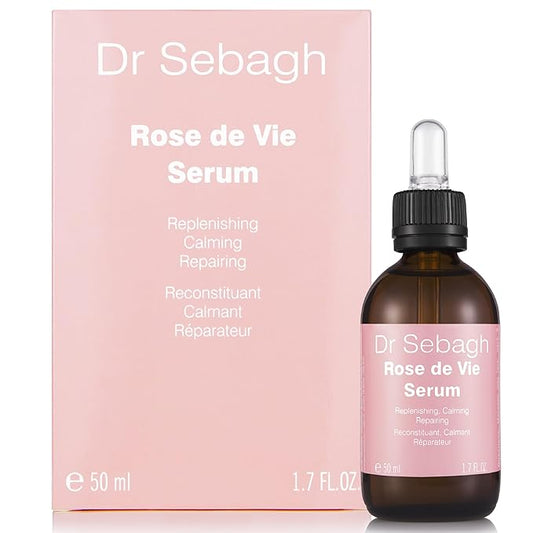 Dr Sebagh Rose de Vie Serum - 1.7 fl oz - Award-Winning Nourishing Anti-Aging Formula - Use with Dry, Mature, or Sensitive Skin - Designed to Soothe Redness & Irritation - Regenerating & Invigorating