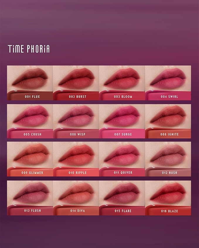 ALTERA BLURRING LIP TINT - Shine Lip Gloss to Soft Blurry Lip Matte Finish, Long-Lasting Lip Stain, Smooth and Blur lip lines, Watery-Velvet Feel, Hydrating & Non-Sticky (014 DIVA)