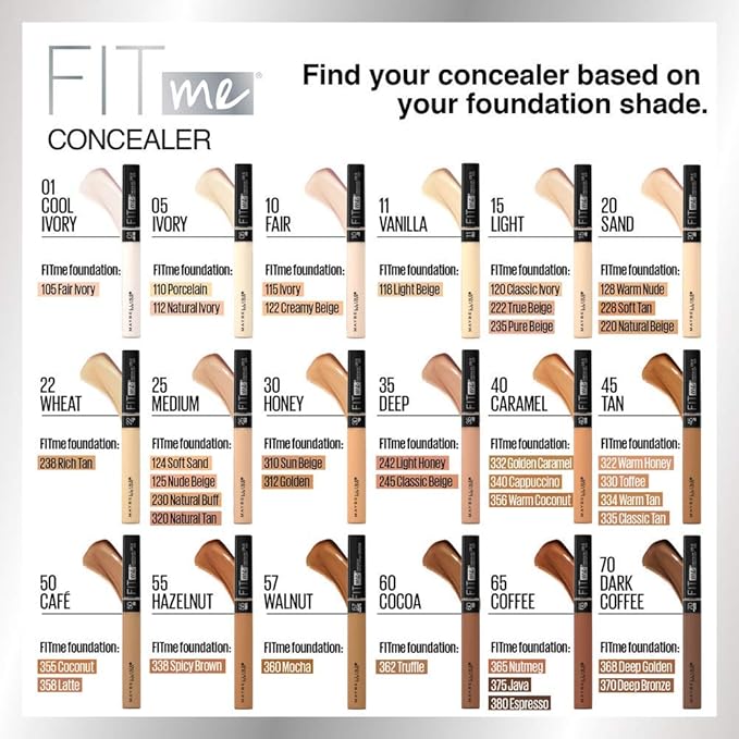 Maybelline New York Fit Me Matte + Poreless Liquid Foundation, Pouch Format, 230 Natural Buff, 1.3 Ounce