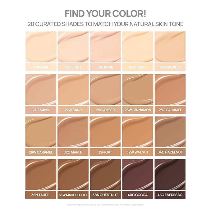 BANILA CO Covericious Ultimate Cover Cushion | Up to 100HR Long-Wear Foundation | 20 Shades for All Skin Tones | Matte & Lightweight Finish | Korean Cushion Foundation (14g / 0.49 oz), 45C ESPRESSO