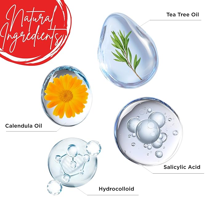 Vibe Pimple Patches for Face – Hydrocolloid Acne Patches | Invisible Zit Stickers | Salicylic Acid, Tea Tree Oil & Calendula | Spot Treatment for Blemishes & Breakouts (150 Count (Pack of 1))
