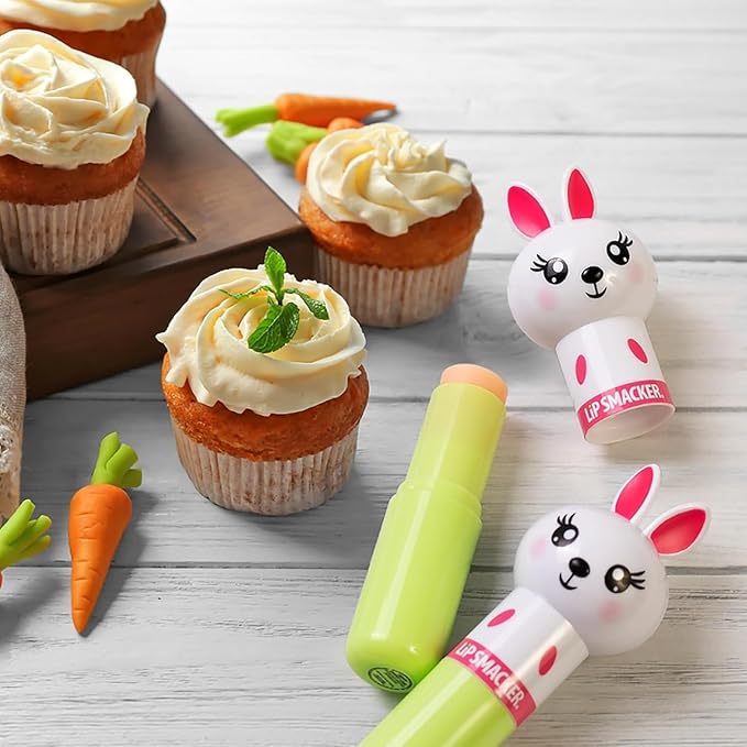 Lip Smacker Lip Balm, Bunny Hoppy Carrot Cake, 0.14 Ounce (Pack of 2)