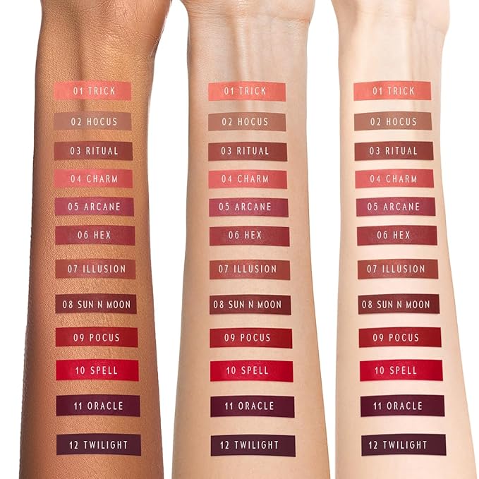 ETERNAL LIP MATTE-Long Lasting Lip Stain, Waterproof & Transferproof Lip Tint, Mask-friendly, Matte Finish Lipstick, Lightweight, High Coverage, Stocking Stuffers For Teen Girls (02 HOCUS)
