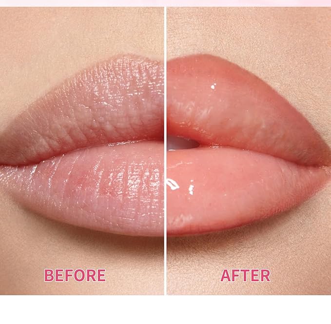 Double-Ended Peel-Off Lip Liner & Gloss Tint – Long-Lasting Hydrating Lip Color, Smudge-Proof & Kiss-Proof Gloss Duo for Plump Shiny Lips (01 Pink Mirage)