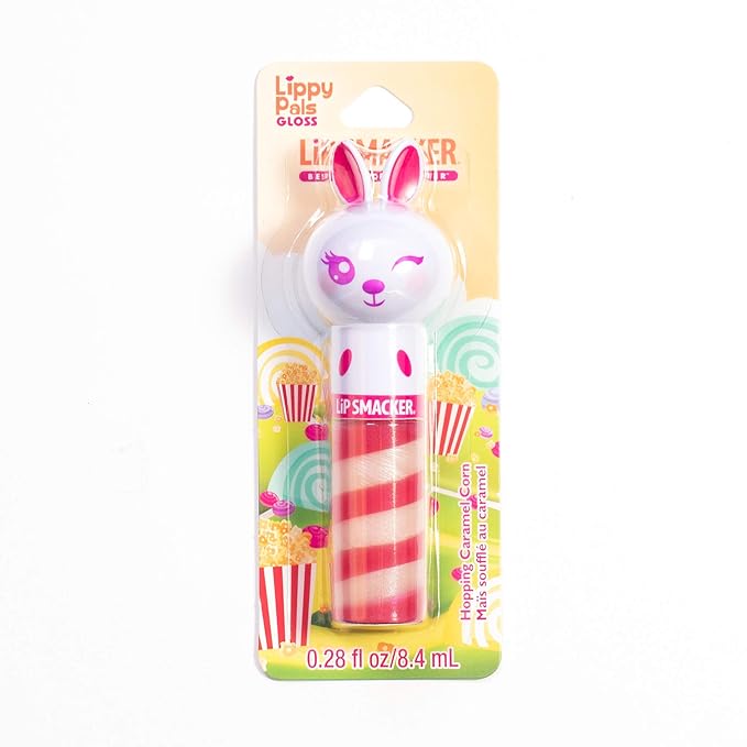 Lip Smacker Lippy pal swirl lip gloss, Bunny - Hopping Caramel Corn, 0.14 Ounce (Pack of 2)