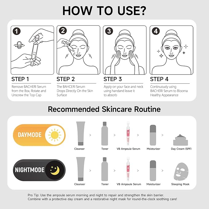 Vitamin B12 Serum for Face - Vitamin B Complex Ampoule with Glutathione,Hyaluronic Acid, Glycine&Arginine,Antioxidant Brightening Hydrating Face Serum for Dry,Sensitive Skin,1.5ml x 30