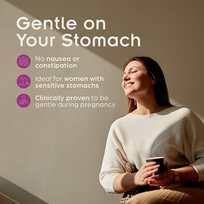 SiderAL Prenatal Vitamins for Women | Clinically Proven Iron Supplement for Women with Folic Acid, Vitamin C, D, B6, & B12 | Trusted Multivitamin for Pregnancy & Energy Support | 30 Powder Sticks