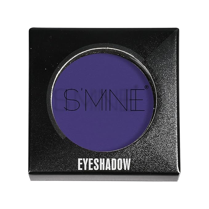 IS'MINE ISMINE Single Eyeshadow Powder Palette, Matte Purple, High Pigment, Longwear Single Eye Makeup for Day & Night
