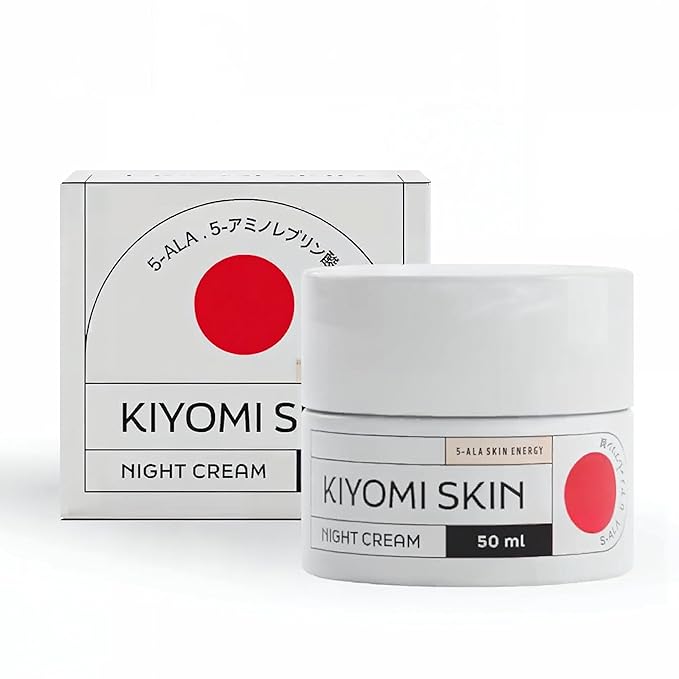 Night Cream - Overnight Facial Cream with 5-ALA, Hyaluronic Acid, Ceramides and Shea Butter - Deep Hydration Over Night Moisturizer for Skin Regeneration - German Made - 1.7 Fl Oz