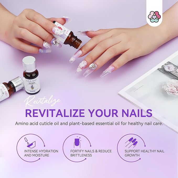 SAVILAND Acrylic Nail Kit with Drill: Professional Acrylic Nail Set with Powder, Liquid, Brush, Cuticle Remover & Oil, Essentials Tools for Beginners – DIY Manicure Kit for Home or Salon Use
