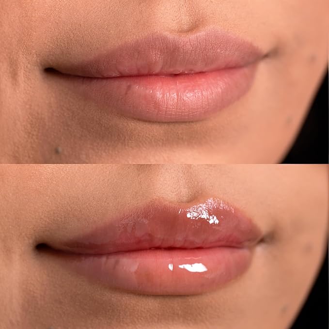 Ofra Lip Lush Plump - Clear Lip Plumper Gloss - Hydrating, Non Sticky, Ultra Glossy, and Cruelty-Free Plumping Lip Gloss - 3.5ml