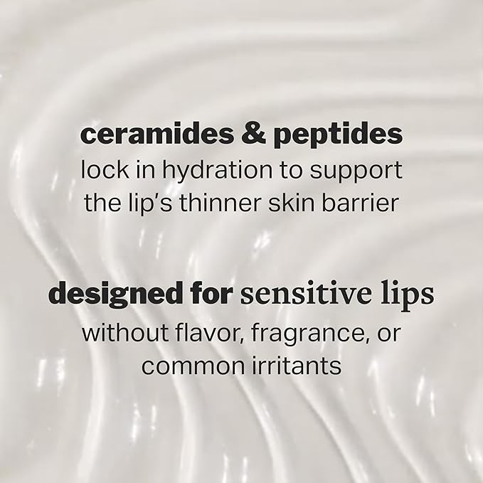 Cocokind Ceramide Lip Blur Balm, Be Real - Clear Hydrating Lip Balm with Ceramides & Peptides, Made for Sensitive Skin & Lips, Unflavored & Fragrance-Free - 6 pack