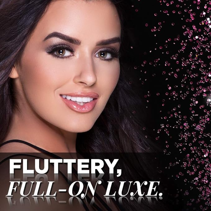 Ardell Double Up 213 False Eyelashes - Dramatic Volume, Reusable Strip Wispy Lashes for Bold Eye Look, 4 Pairs