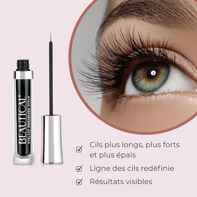 Eyelash Serum – Lash Enhancing & Conditioning Formula with Botanical Ingredients for the Appearance of Fuller, Shinier & Healthier-Looking Lashes – Nourishing Lash Care, 3ml