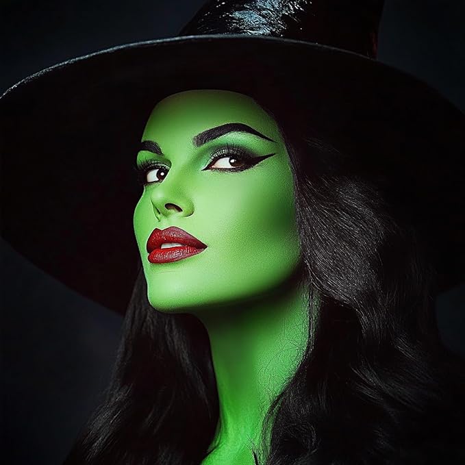 Mysense Light Green Face Body Paint,Water Based Washable Cream Body Paint for Adults and Children Halloween Elphaba Witch Gamora Costume Christmas Makeup,St Patricks Day Outfit Accessories,0.6oz
