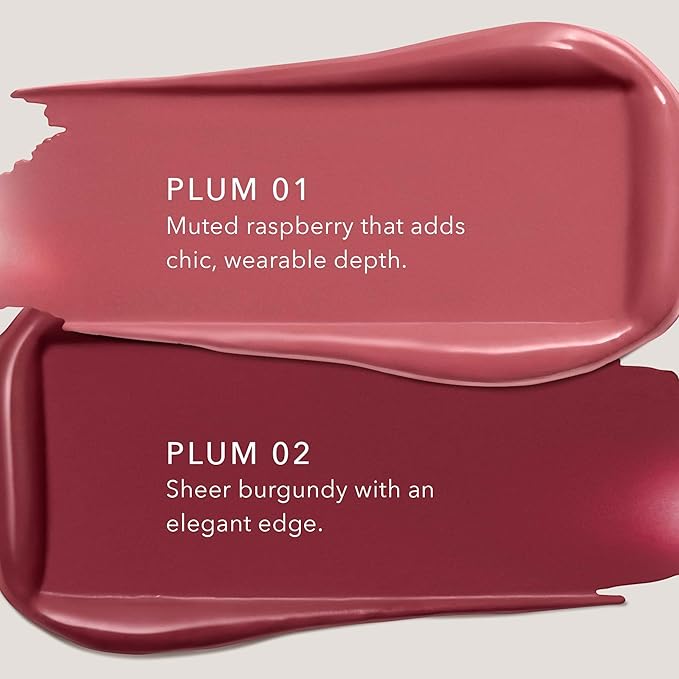No Makeup Makeup Crème Classic Lipstick, Foolproof Sheer-to-Bold Formula Delivers Long-Lasting Hydration and Buildable Color, Lightweight Satin Finish, Made with Skin-Loving Ingredients, Plum 02