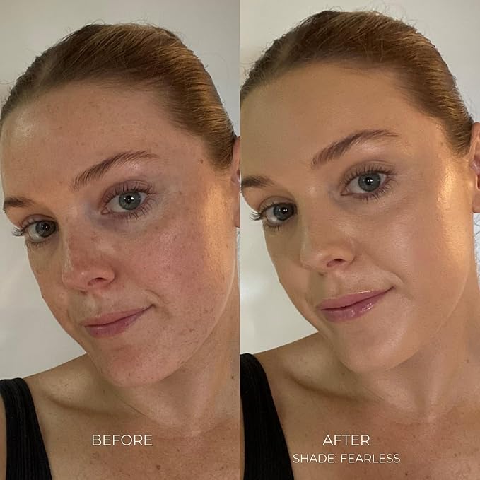 Organic Serum Foundation | Vegan, Buildable Coverage, Weightless Second Skin Feel, Transfer Proof with Skincare Ingredients in Sustainable Packaging. Gratitude 25ml