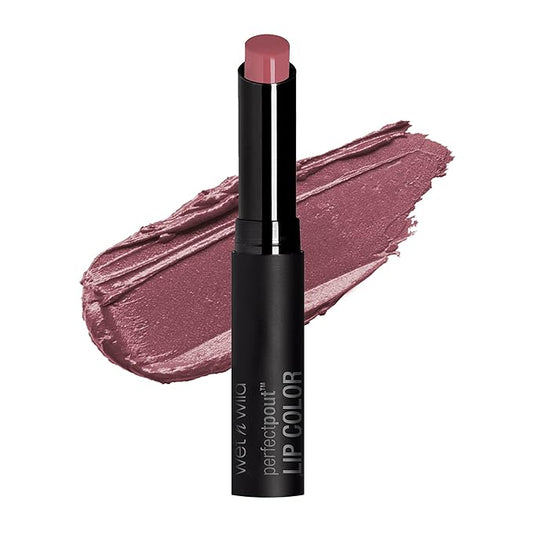 wet n wild Lipstick Perfect Pout Lipstick Red Ring Around The Rosy, Non-Tacky, Non-Sticky Long Lasting, Lip Color