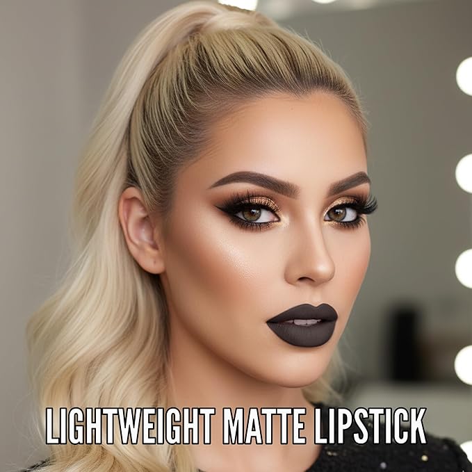 Mynena Neutral Dark Brown Matte Liquid Lipstick | Long-Lasting Comfort | Smudge-Proof Transfer-Resistant Vegan & Cruelty-Free | Full Coverage Non-Drying True Pigment | All-Day Wear Lip Color | Kiona
