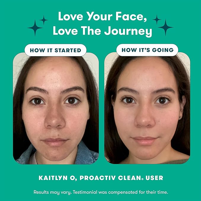 Proactiv Clean 3 Step Acne Routine w/ Pimple Patches- Sulfur Acne Treatment Cleanser, Azelaic Acid Serum, and Facial Moisturizer for Sensitive, Acne-Prone Skin- 30 Day Acne Kit with Pimple Patches