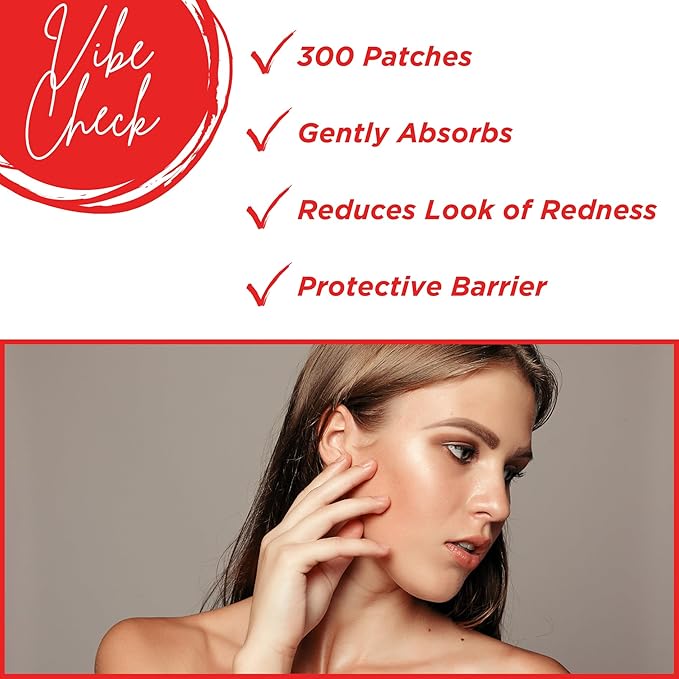 Vibe Pimple Patches for Face – Hydrocolloid Acne Patches | Invisible Zit Stickers | Salicylic Acid, Tea Tree Oil & Calendula | Spot Treatment for Blemishes & Breakouts (300 Count (Pack of 1))