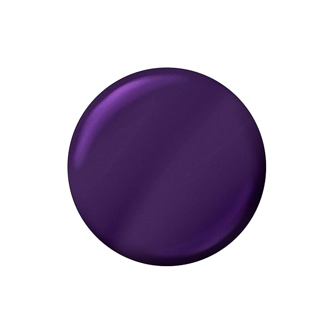 Sally Hansen Color Therapy Nail Polish | Biotin, Argan Oil, Long Lasting, Healthy Nails, Nail Strengthener, Opaque | 400 Confident Queen | Dark Purple Nail Color