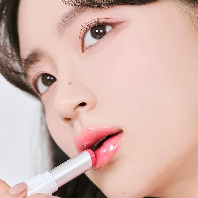 rom&nd GLASTING MELTING BALM #09 PEONIES - K-Beauty Vibrant Pink Lip Tint Balm | Crystal Water-Gloss Shine & Deep Hydration | Non-Sticky, Long-Lasting Stain for Plump, Healthy Lips
