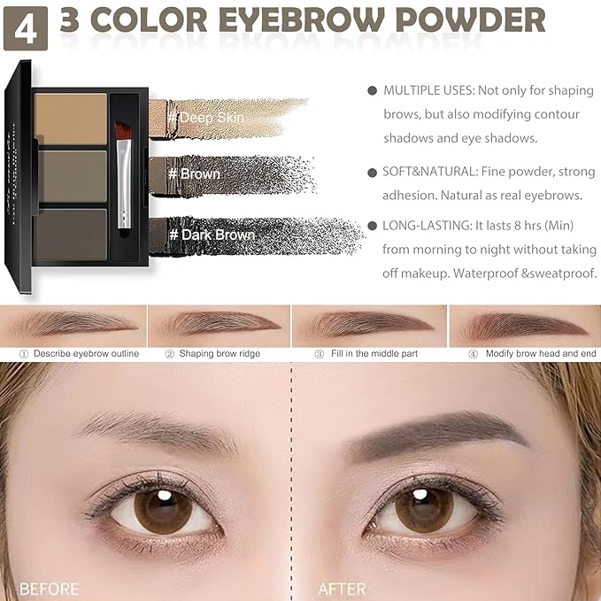 All in One Makeup Kit For Girls - 16 Colors Purple Eyeshadow Palette,7Pcs Makeup Brushes,Waterproof Eyeliner Pencil,Eyebrow Powder,Mascara,Corgi Cosmetic Bag,Women and Teens Makeup Gift Set