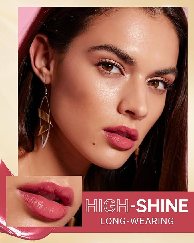 MAKI YIKA Red Lipstick for Women Moisture Hydrate Lipsticks Glossy Rose Red Lipsticks Sheer Finish Lightweight Tinted Lip Balm(Z14 Rosy Suede)