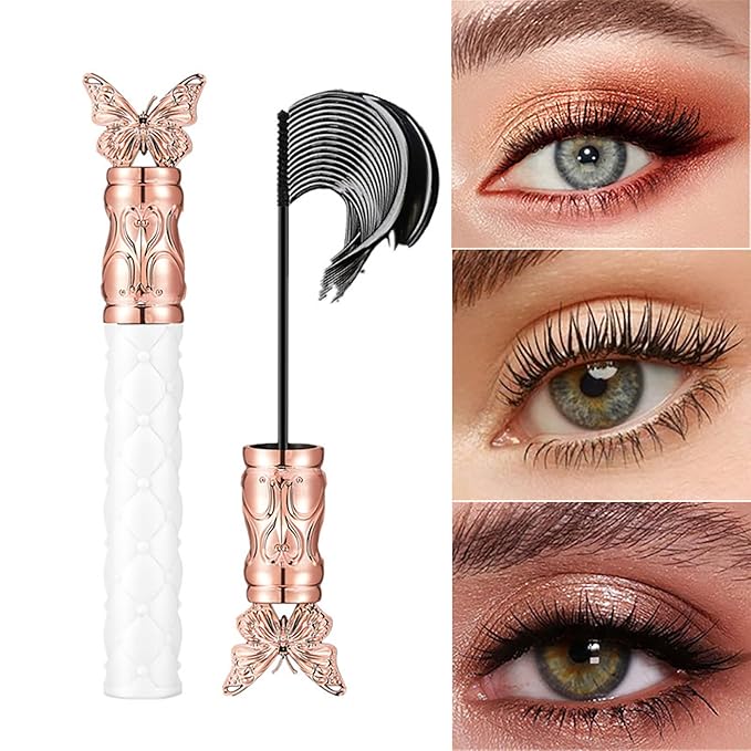 Tubing Mascara, Thick, Curling, Long-lasting Mascara, Waterproof, Sweat-proof, Lengthening, Non-smudged (5 Pcs)