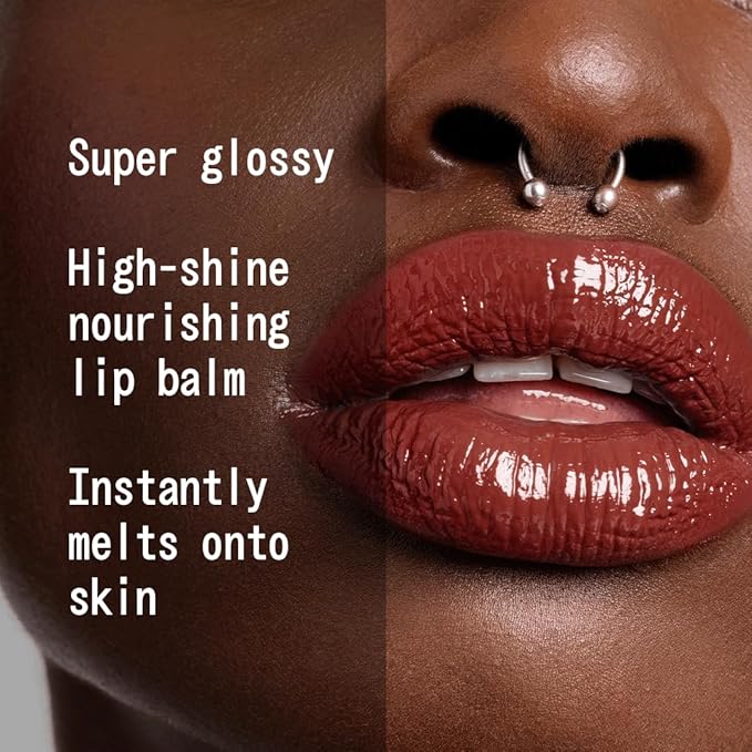 about-face Cherry Pick Lip Color Butter – High-Shine, Hydrating Lip Balm with Pomegranate Flower Extract & Cherry Butter – Vegan, Cruelty-Free, Clean Beauty – 0.06 oz (The Cranberries – Spiced Wood)
